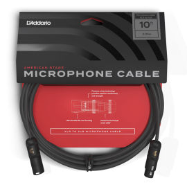 Мікрофонний кабель (готовий) XLR-M - XLR-F PlanetWaves PWAMSM10 3м