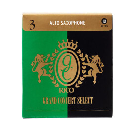 Тростини для альт саксофона RICO GrandConcertSelect товщина 3    10шт.