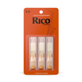 Тростини для альт саксофона RICO товщина 3      3шт.