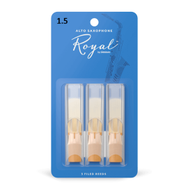 Тростини для альт саксофона RICO Royal товщина 1,5     3шт.