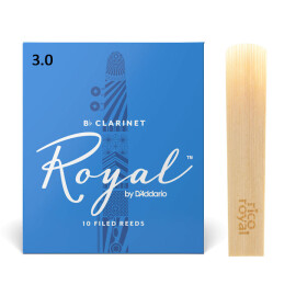 Тростина для кларнета D"Addario Royal Bb Clarinet товщина 3,0    1шт.