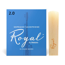 Тростина для сопрано саксофона RICO Royal товщина 2    1шт.