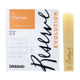 Тростина для кларнета D"ADDARIO DCE1025 Reserve Evolution Bb Clarinet товщина 2.5