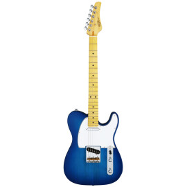 Електрогітара tele FUJIGEN BTL-M/ Transparent Blue Sunburst (з чохлом)
