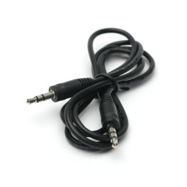 Кабель аудіо PowerPlant 3.5 mm M-F 1м