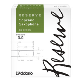 Тростини для сопрано саксофона D"Addario Reserve товщина 3  10шт