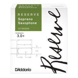 Тростини для сопрано саксофона D"Addario Reserve толщина 3+  10шт