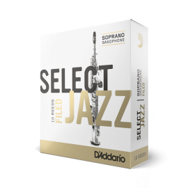 Тростини для сопрано саксофона D"Addario Select Jazz 3 Medium  набір 10шт.