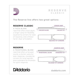 Тростини для кларнета D"ADDARIO DCT1020 Reserve Classic Bb Clarinet товщина 2     10шт.