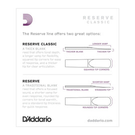 Тростини для кларнета D"ADDARIO DCT1030 Reserve Classic Bb Clarinet товщина 3     10шт.