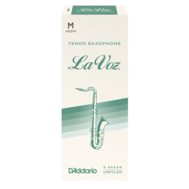 Тростини для тенор саксофона D`ADDARIO RKC05MD La Voz - Tenor Sax Medium - 5 Box