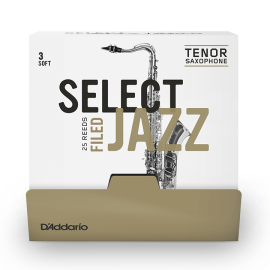 Тростини для тенор саксофона D"ADDARIO RSF01TSX3S-B25 Select Jazz - Tenor Sax Filed 3S - 25шт