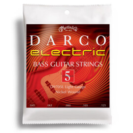 Струни 5стр. бас (45-125) DARCO D9705L Electric 5String  Bass Light 45-125