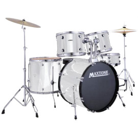 Барабанна установка з тарілками MAXTONE MXC-3005 (WHITE)