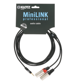 Кабель комутаційний KLOTZ KY9-180 MINILINK PRO Y-CABLE 1.8 M BLACK