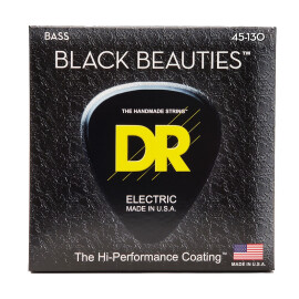 Струни для бас-гітари DR BKB5-130 Black Beauties Bass Medium 5-String 45-130