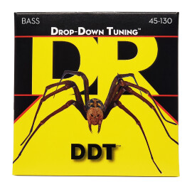 Струни для бас-гітари DR STRINGS DDT DROP DOWN TUNING BASS 5-STRING - MEDIUM (45-130)