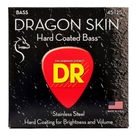 Струни для бас-гітари DR STRINGS DRAGON SKIN BASS 5-STRING - MEDIUM (45-125)