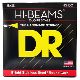 Струни для бас-гітари DR STRINGS HI-BEAM BASS - MEDIUM - LONG SCALE - 5-STRING (45-130)
