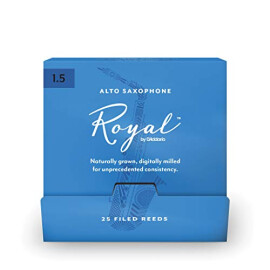 Тростини для альт саксофона D`ADDARIO RJB0115-B25 Royal by D"Addario - Alto Sax #1.5 - 25 шт