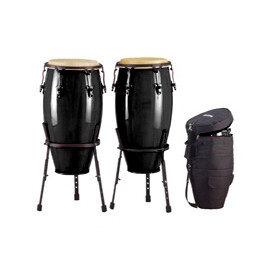 Конга WDC33WR/S барабани(+стійки+сумка) дерев. (11"+12") чорн. MAXTONE