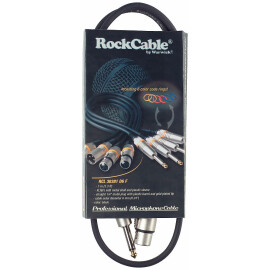 Мікрофонний кабель (готовий) XLR-F - 1/4" Jack TS RockCable 30381 D6 F 1м
