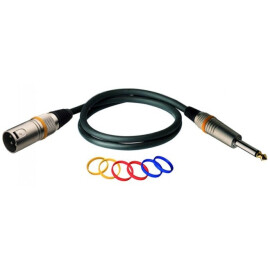 Мікрофонний кабель (готовий) XLR-M - 1/4" Jack TS RockCable 30383 D6 F BA 3мRockCable 30381 D6 М 1м