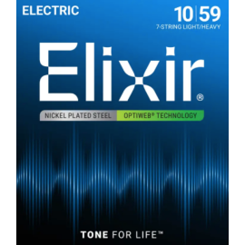 Струни для електрогітар Elixir EL OW 7 LH