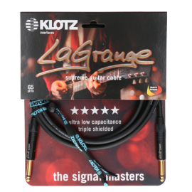 Кабель інструментальний KLOTZ LA-GRANGE INSTRUMENT CABLE BLACK 6M