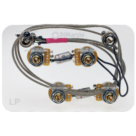Набір електроніки DIMARZIO GW2101 LES PAUL WIRING HARNESS WITH STRAIGHT TOGGLE SWITCH AND 500K LONG