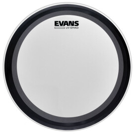 Пластик 22" EVANS EMADUV з UV-покриттям одношаровий з 2 демпф. кільцями