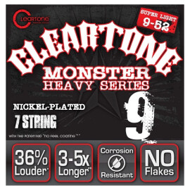 Струни електро 7стр (09-52) CLEARTONE 9409-7 Heavy Series Nickelplated Super Light 7 String 09-52