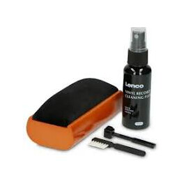 Набір для догляду за вініловими платівками Lenco TTA-5in1 Wooden Cleaning Brush With Velvet Padding