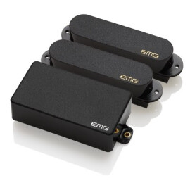 Хамбакер набір 81+SA+SA 3шт з шумопридушенням актив EMG SASA81 SET Black чорний