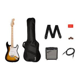 Гітарний набір з електрогітарою SQUIER SONIC STRATOCASTER PACK MN 2-COLOR SUNBURST