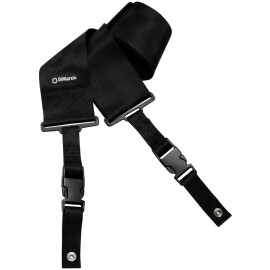 Ремінь гітарний 80 мм DiMarzio DD2800 Black Wide ClipLock Quick Release Web