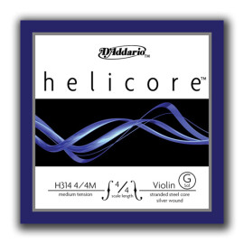 Струна скрипічна 4 (G) D"Addario H314 4/4M Helicore Соль