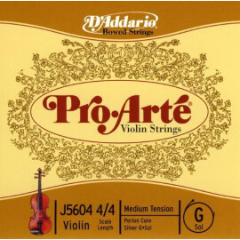 Струна скрипічна 4 (G) D"Addario J5604 4/4M ProArte Соль