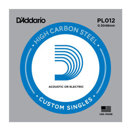Струна D`Addario PL012 steel 0.12