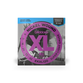 Струни електро (09-42) D`Addario EKXL120  XL nickel steel