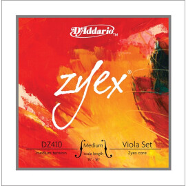Струни для альта D"Addario DZ410 MM Zyex (medium)