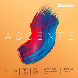 Струна скрипічна 1 (E) D"Addario A311 Ascent  3/4M  Мі