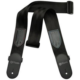 Ремінь гітарний DiMarzio DD3100JPBKRD John Petrucci Nylon with Leather Ends Black/Red
