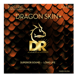 Струни для електрогітар DR Strings DRAGON SKIN+ Electric - Medium-Heavy (10-52)