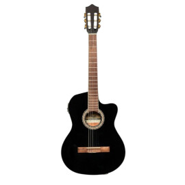Електроакустична гітара STAGG SCL60 TCE-BLK