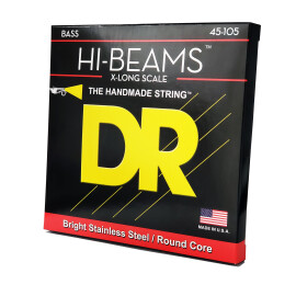 Струни для бас-гітари DR STRINGS HI-BEAM BASS - MEDIUM - LONG SCALE (45-105)