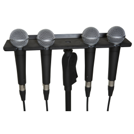 Тримач для мікрофонів GATOR FRAMEWORKS GFW-MIC-4TRAY Multi Mic Holder Four (4) Mics