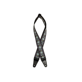 Ремінь гітарний FENDER STRAP 2" PASADENA WOVEN BLUE LOTUS