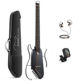 Donner Music EC1782 HUSH-Ⅰ Silent Guitar Maple Black