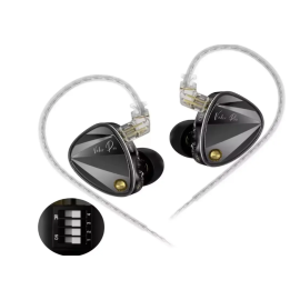 Навушники KZ Audio VADER PRO BLACK Tuning Edition NO MIC